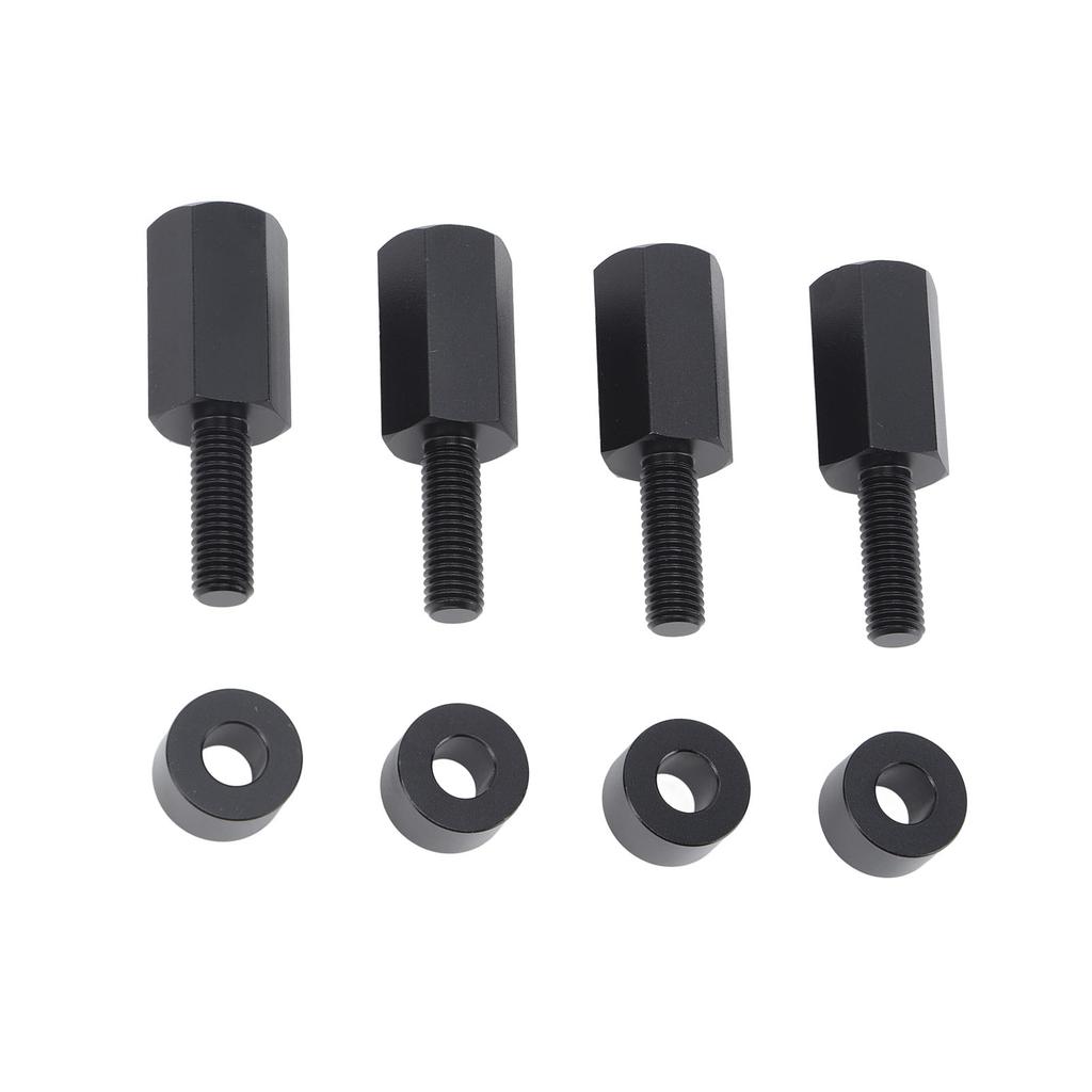 4 Stück Sitz-Hub-Montagesätze 2 Zoll Schwarz Zuverlässig Robust UTV Sitz-Erhöhung Ersatz für Can‑Am Maverick X3 Alle Baujahre