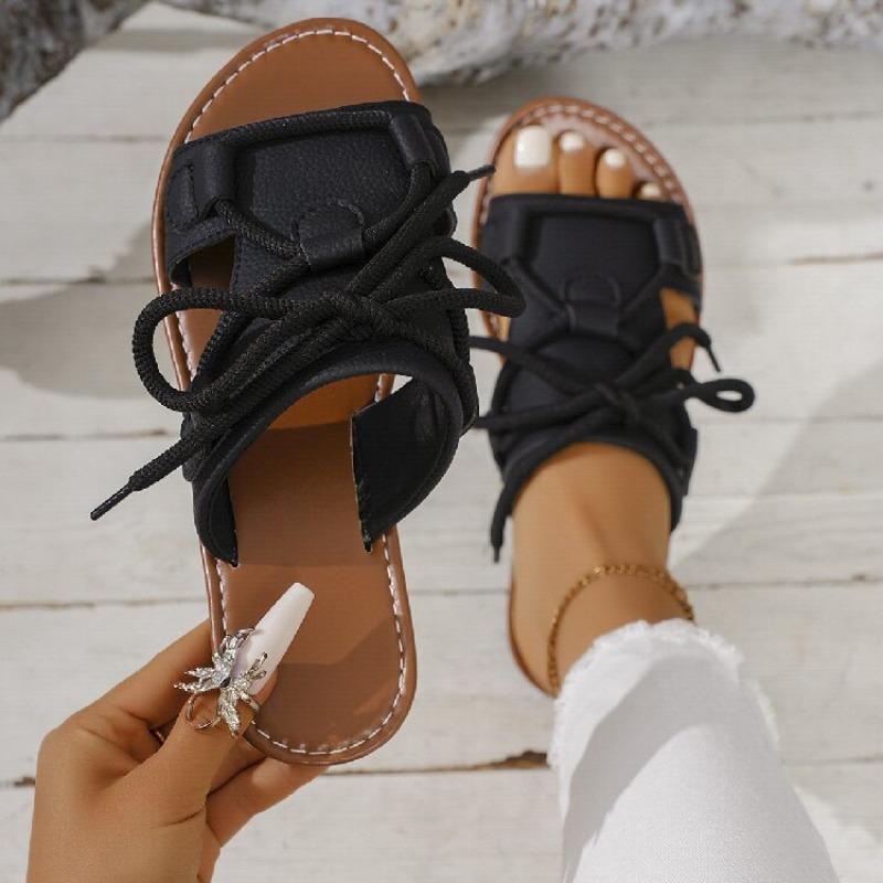 Soft Bottom Cross Strap Slippers Summer New Beach Women's Slippers