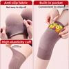 Insert Pocket Knee Sleeves Non-Slip Fabric Knee Warmer Sleeves Thermal Knee Warmers  Winter Warmth