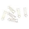 12Pcs Creative Paperclips Colored Metal Paper Clip Metal Bookmarks Clips for Display and Hanging Note Document Postcard