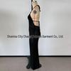 New Style Halter Neck Knitted Beach Dress - Sexy Long Beaded Wrap Skirt for Women