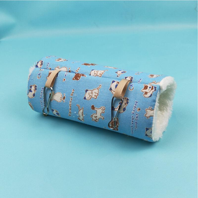 Hamsterkäfig, Frettchentunnel, Hängematte für Ratten, warmes Hamsterrohr, Spielzeug, Hängebett für Hamster, Kaninchen