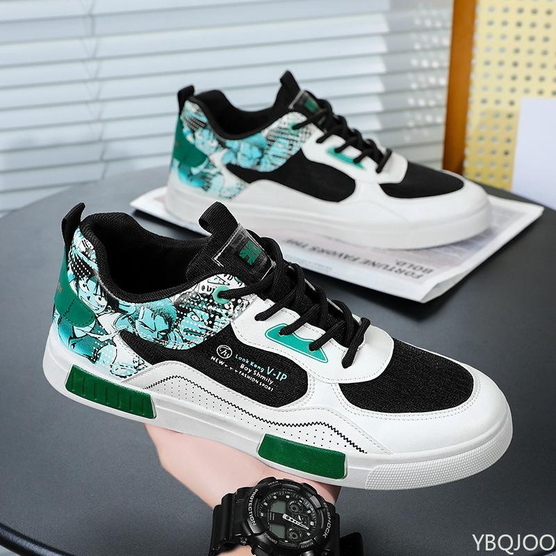 

Fashion Trendy Street Men s Vulcanized Shoes 2025 Spring New Breathable Casual Thick Soled Casual Sports Shoes Zapatos Hombre Sneakers 39 чёрный