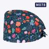 Unisex All-Cotton Printed Surgical Cap for Medical and Food Services