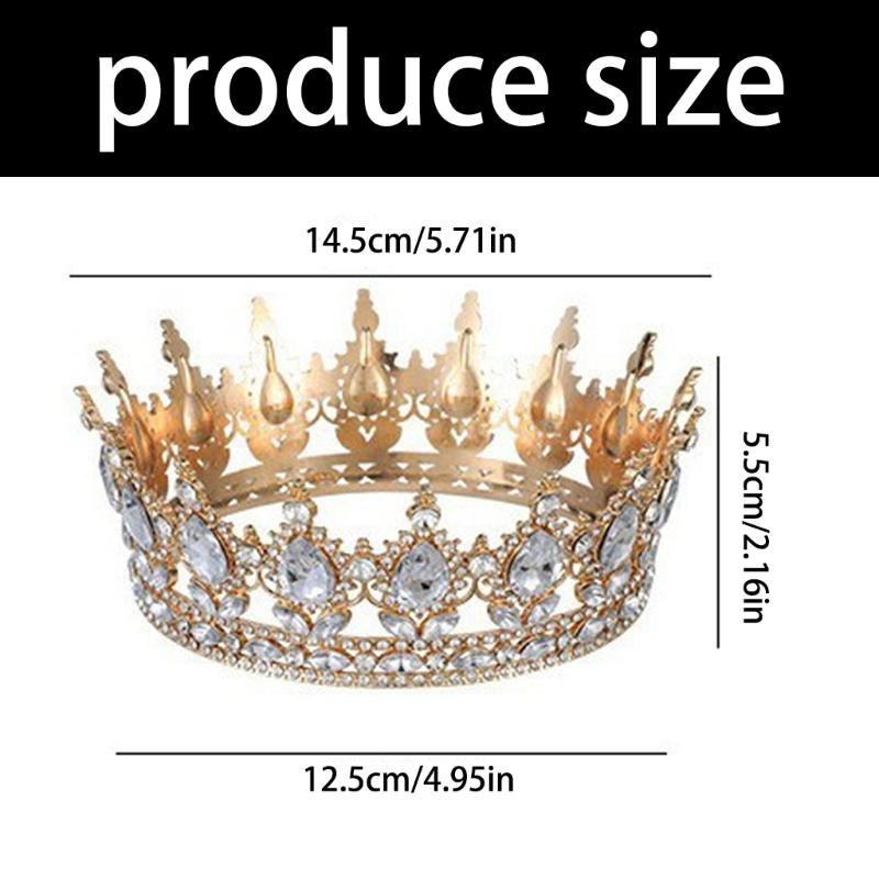 Royal Inspired 8 Eye Tiaras Headpiece Attractive Dance Hair Decors Perfect For Brides Bridesmaids And Formal Event