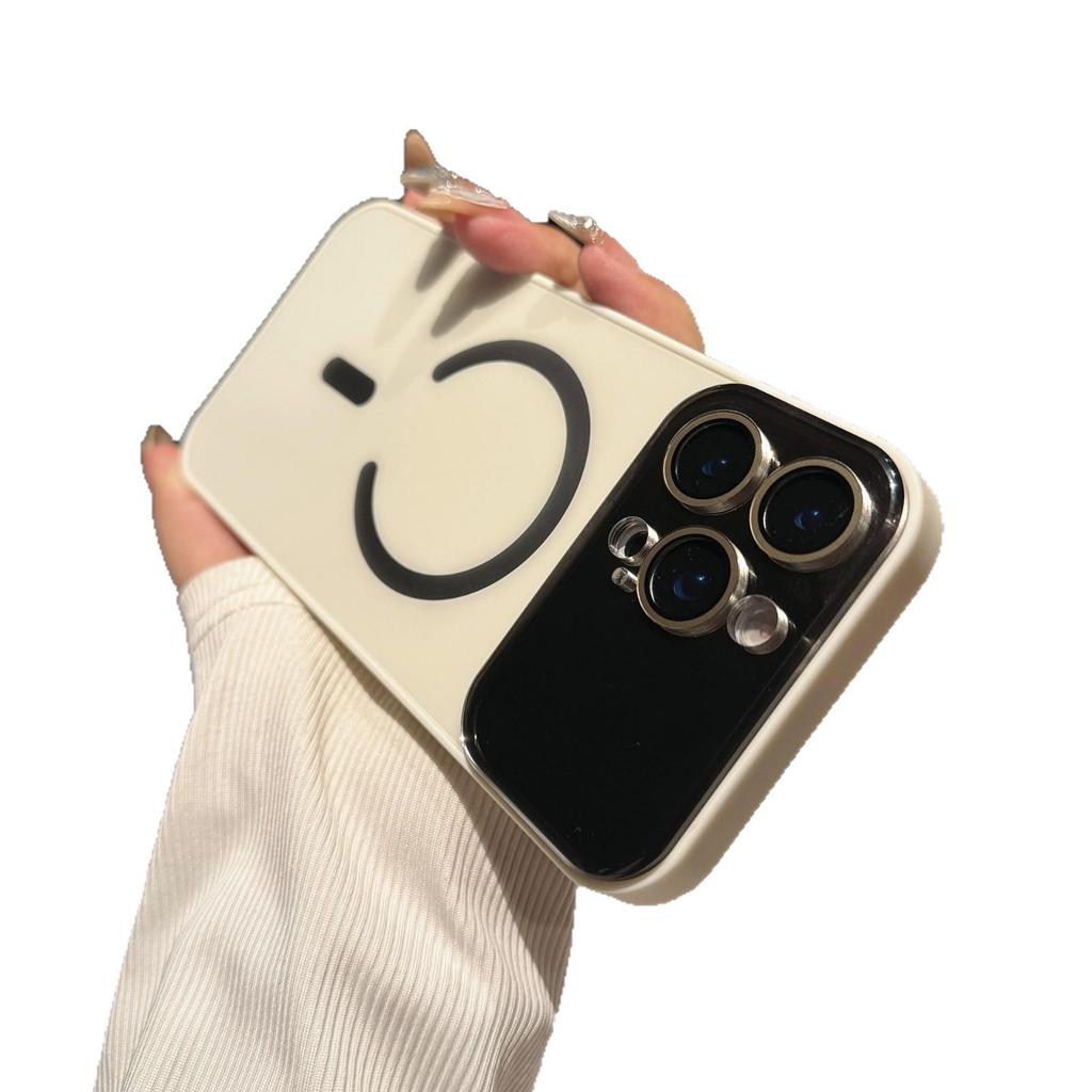 iPhone 17 Pro Max Magnetic Large Window Case with Lens Protector - Full Coverage Protective Case