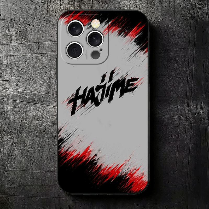 Hajime MiyaGi Andy Panda Soft Phone Case for iPhone 16 16E 17 Air 15 Pro Max 14 Plus 13 Mini 11 12 7 Black Cover Back Shell