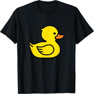 Süße Gelbe Ente Cartoon Neuheit Grafik T-Shirts & Coole Designs T-Shirt