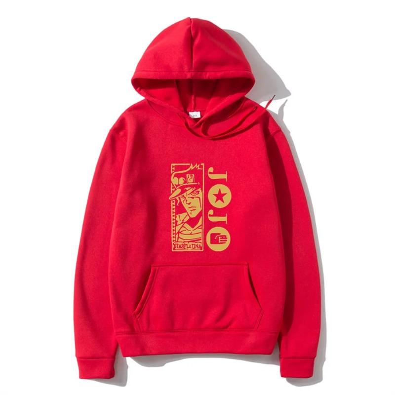 Harajuku JOJO's Bizarre Adventure Hoodies Printed Men's Hoodie Streetwear Casual Sweatshirts Clothing Hoodies & Sweatshirts Men’s