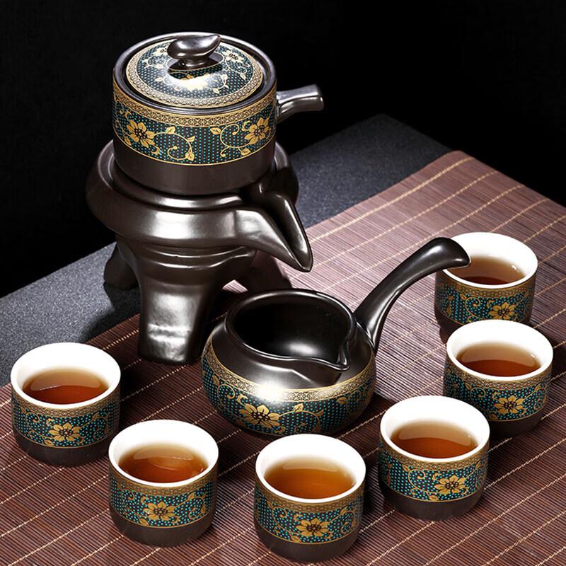 Ceramic Semi-Automatic Kung Fu Tea Set