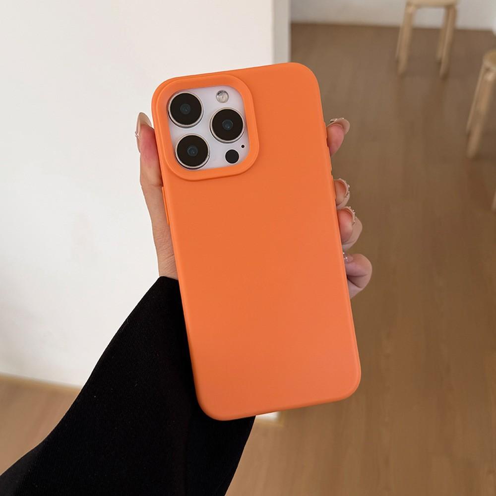 Applicable to Apple 11pro silicone anti-drop mobile phone case solid color simple iPhone11 all-inclusive matte protective case 11