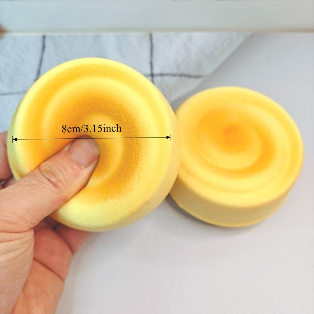 Soft Slow Rebound PU Simulation Cloud Bread Model Wet Soft Hand Feeling Squeeze Stress Relief Toy Design Cute Decompression Toy