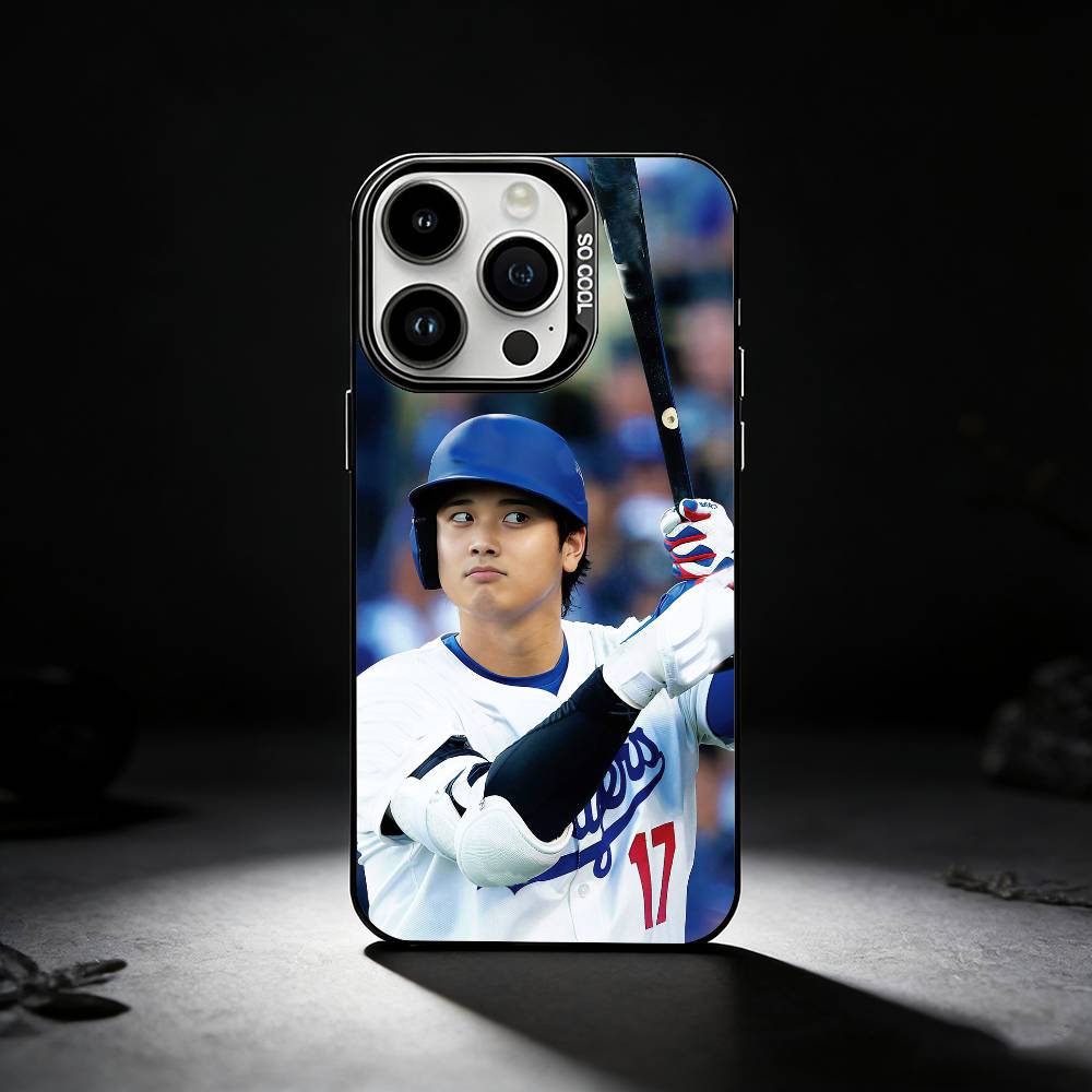 Pitcher S-Shohei Ohtani Phone Case For iPhone 17,16,15,14,13,12,11 Plus,Pro Max,XS,Colored silver phone case