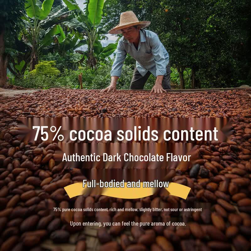 Puleizan 75% Dark Chocolate (Sugar-Free)