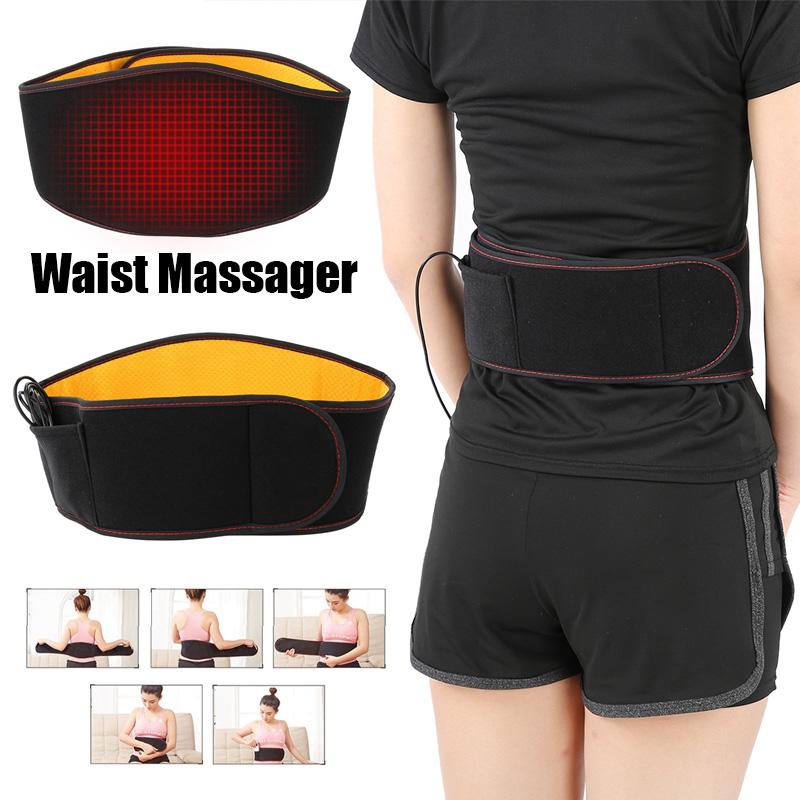 

USB-пояс для поддержки спины, грелка для талии, согревающий бандаж, облегчение боли в мышцах и пояснице, комплект для ухода за талией