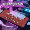 Custom Name Personalized Ajax Pattern Mousepad, Laptop PC Desk Mat, Decorative Desk Mat for Home Keyboard Pad Gift