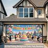 2D Flat Backdrop1pc Birthday Scene Cute Backdrop Banner Polyester Wall Decor For Living Room Bedroom Office Outdoor Decor Holiday Gift