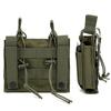 1Pc M4 M14 M16 AK AR Magazine Pouch Tactical Molle Triple Magazine Pouch Double-Layer Mag Pouches Universal Cartridge Holder