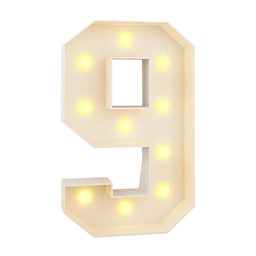 91cm LED Light Balloon Light Up Balloons Birthday Balloon Frame  Birthday Decoration
