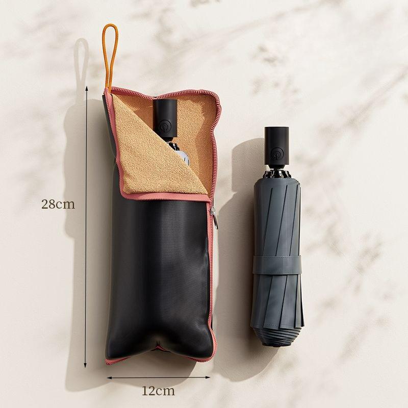 1pc Umbrella Storage Bag Ultra Water Absorbent Splash Proof Portable Hanging Sleeve Multifunctional Foldable Bag