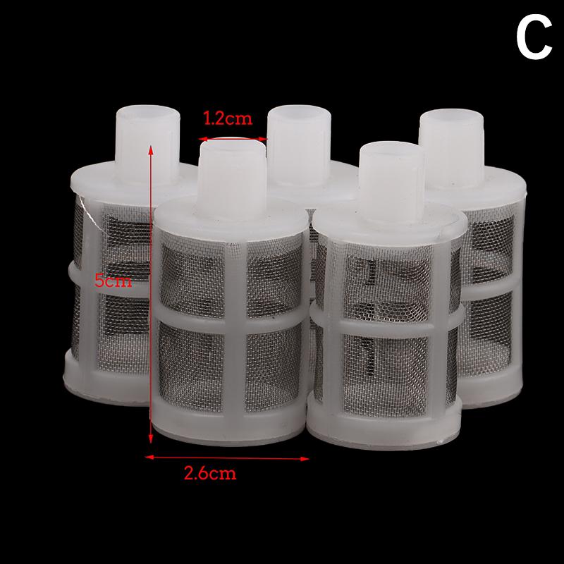 

5 шт. 8/10/12 мм погружной сетчатый фильтр для водяного насоса садовый микрофильтр для полива