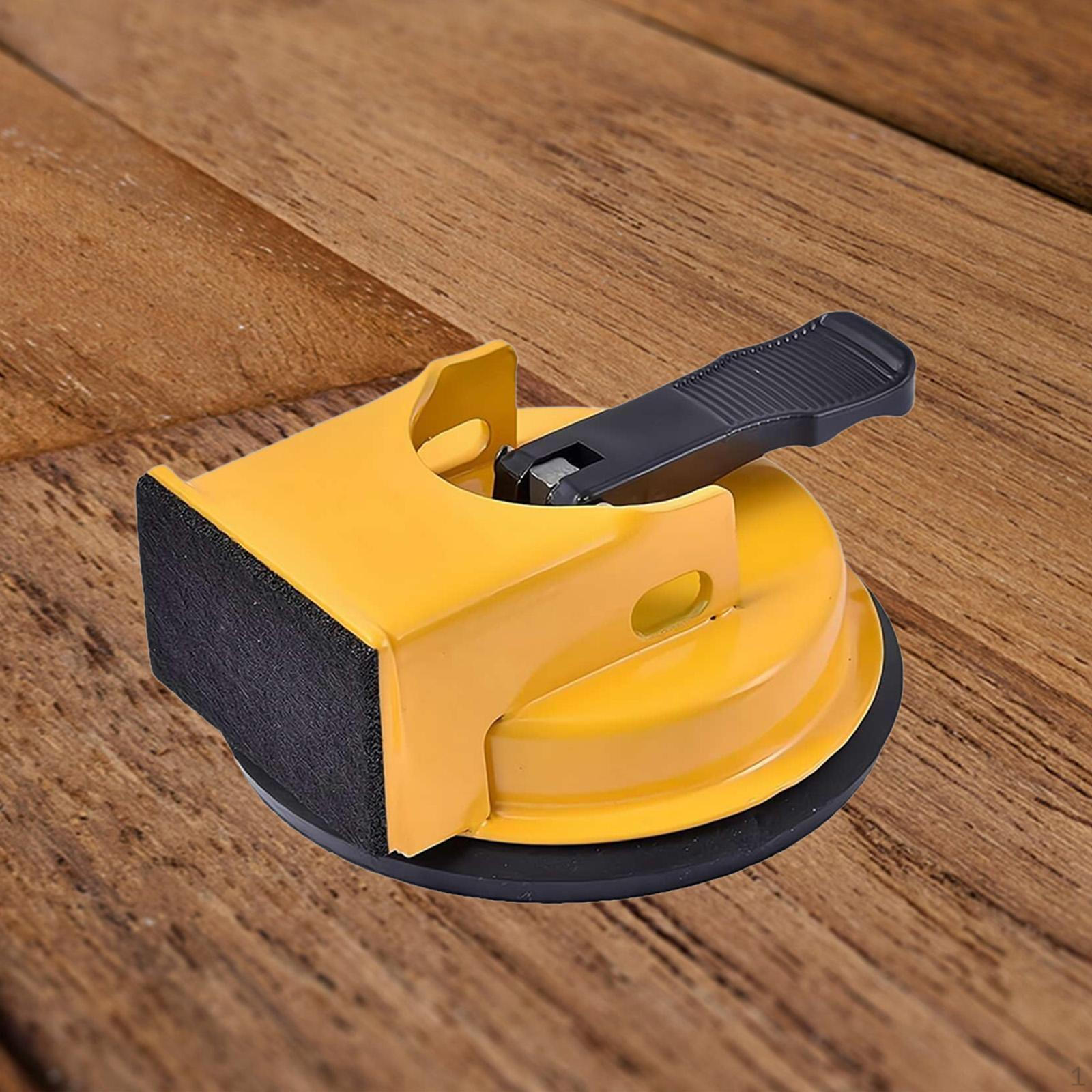 

Floor Fixer Tool Tiles Grabber Easy to Use with Suction Cup for Home Laminate Repair жовтий