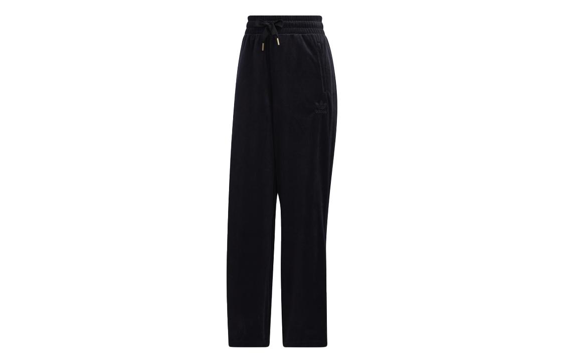 

Adidas Originals Knitted Sweatpants Women s Black Moderate Straight Fit Pants GV2926 J/0T