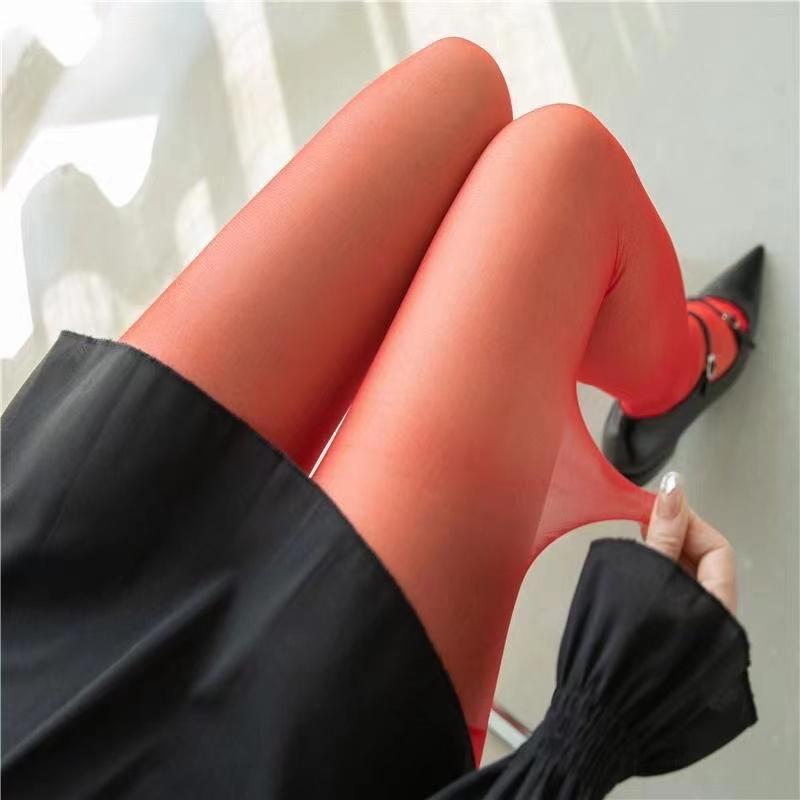 Blue Green Ultra-thin Nylon Thigh High Stockings Pantyhoses Women Sexy Women Tights Velvet Sexy Lingeries Hosiery Body Stockings