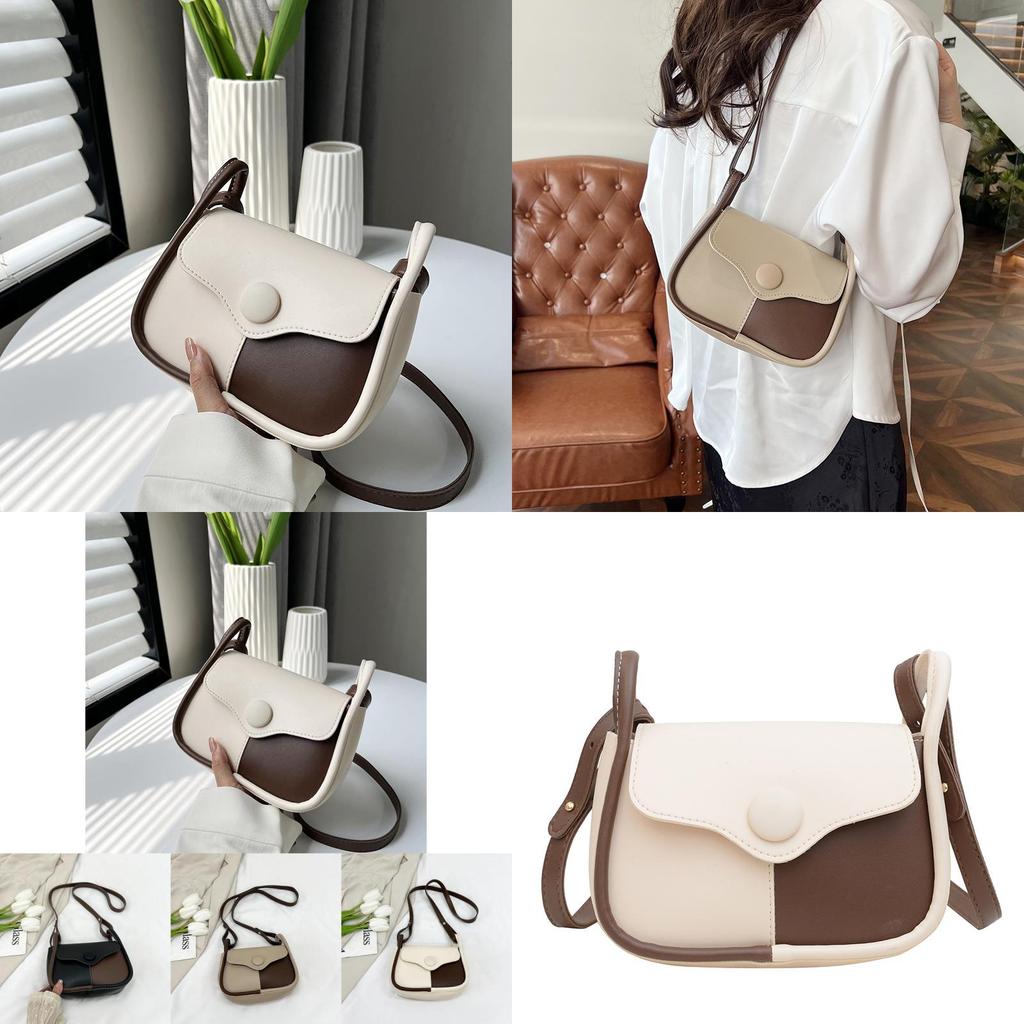 Summer Fashion Shoulder Bag New 2024 Trendy Square Shape With Stitching