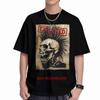 The Exploited Punk Skull Mohawk Short Sleeve Tee Cotton TShirt