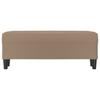 Bench Cappuccino Brown 100 X 35 X 41 Cm Faux Leather