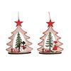 Wooden Christmas Ornament - DKD Home Decor - White, Red and Green - 14x6x18 Cm - Lightweight - Original