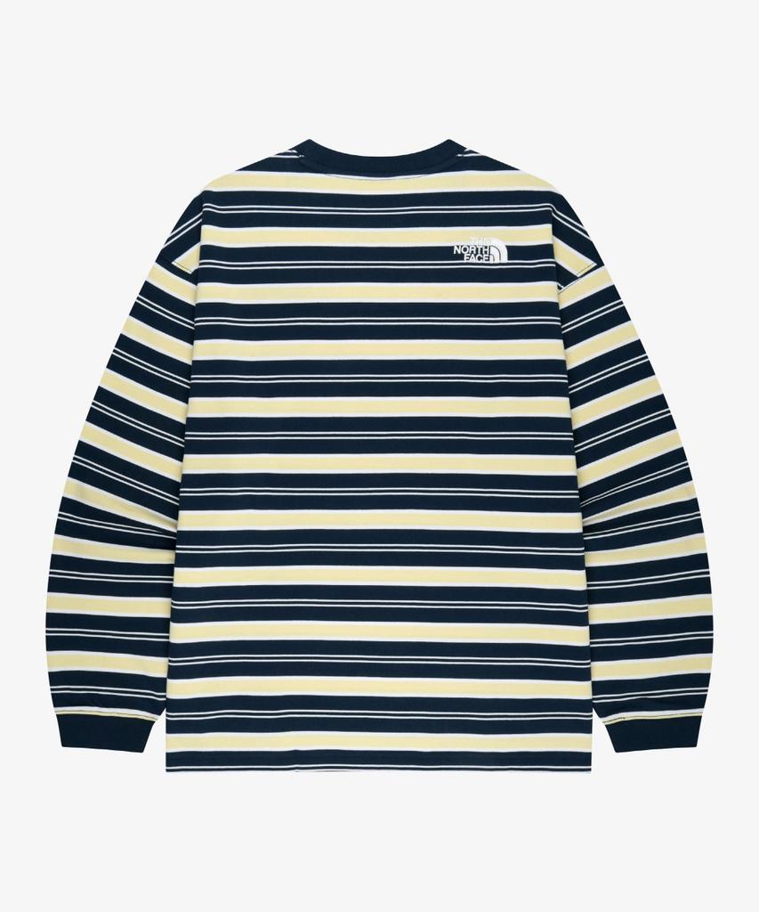 Noseupeiseu Nt7Ts03J White Label Bonbon Long Sleeve Tee Navy
