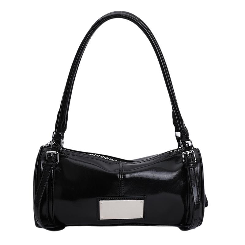 

Сумка из масляной кожи, Модная сумка для поездок на работу через плечо, Женская маленькая ручная сумочка, Сумка-багет