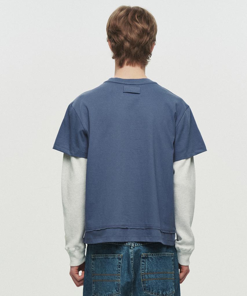 Hoite Core Layer Waffle Tee (Blue)