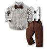 Set ținută de ziua de naștere pentru băiețel Costum rochie coreeană pentru băiețel de 1 an