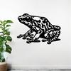 1pc Iron Frog Wall Art, Weatherproof Garden Mural for Easter, Summer Party, Backyard Fence, Animal Decor, Outdoor Mount