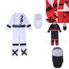 Boys Power Ninja Costume Martial Arts Japanese Samurai Warrior Dress Fancy