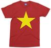 Vietnam Country Flag T-shirt Vietnamese Yellow Star Symbol Asia Gift Unisex Top