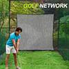 Golf Net For Hitting 3x3m Golf Swing Practice Netting Ball Sports Trainer Aid Indoor Outdoor Exercise For Garage Garden Lawn
