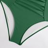 Women's Solid Swimwear Sense Bikini With Chest Pad No Steel Bra Swimwear
