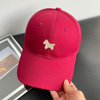 Simple Creative Pony Embroidered Baseball Cap Horse Peaked Cap Cartoon Baseball Hat Sunscreen Cute Cotton Baseball Cap Outdoor