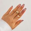 Fashionable Adjustable Flower Rings Set With Stylish Pearls Highlight Accessory for Women’s Everyday And Party Looks