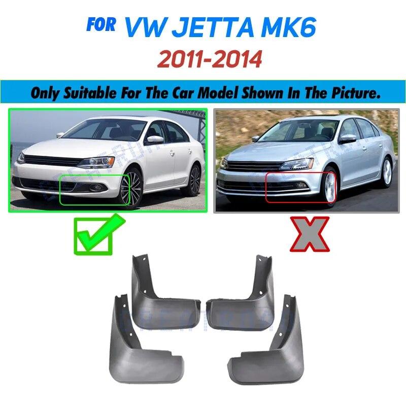

Для Volkswagen VW Jetta Sedan 2011-2018 Брызговики Передний и задний брызговики Брызговики Комплект крыльев литые брызговики 2011-2014