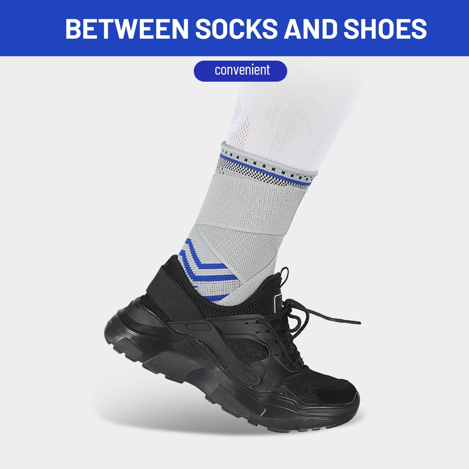 Регулируемый эластичный ремешок для поддержки лодыжки для баскетбола — фото 6