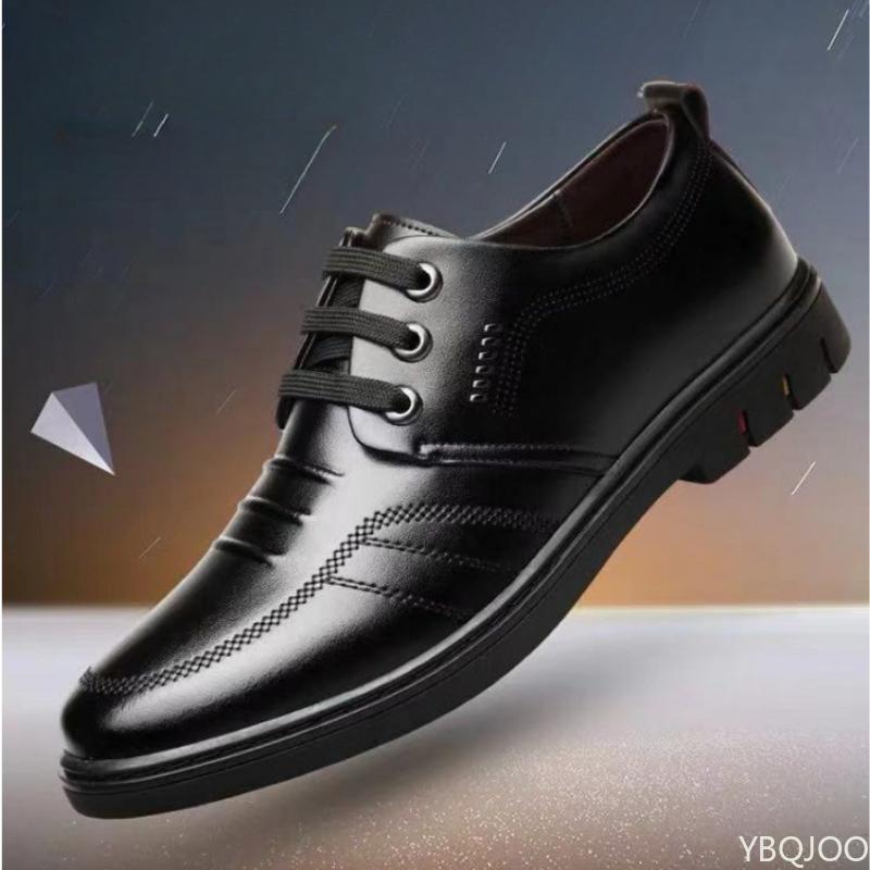 Herren Casual Business Rutschfestes Schuhwerk Mode Weichsohlige Arbeitsschuhe Herren Formelle Lederschuhe Bequeme Herren Flache Zapatillas