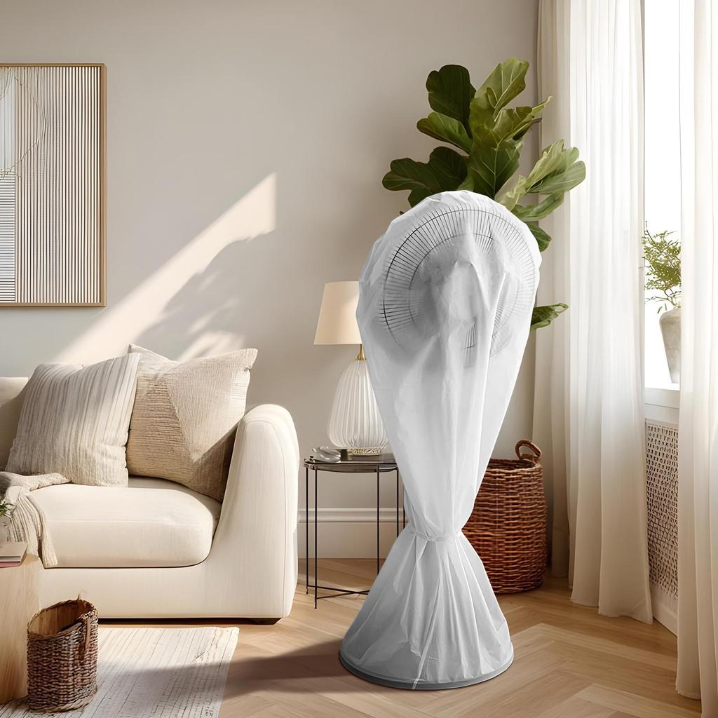 Universal Electric Fan Dust Cover Waterproof Dustproof Drawstring Bag for Floor Standing Table Fan Home Storage protective cover