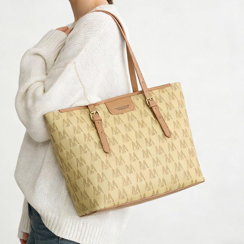 Tote Bag, Women's Large Capacity, High-end Feel, Work Commuting Shoulder Bag, Fashionable Texture, Women's Bag