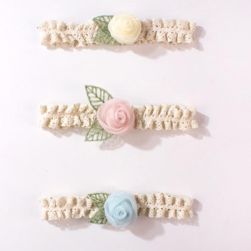 New Comfortable Lace Baby Headband, Cute Rose Children's Headscarf, Summer Thin Baby Hair Accessories