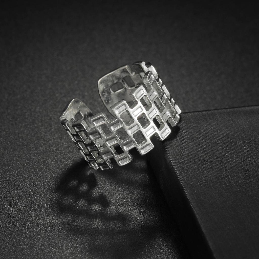 Adjustable Non-Fade Electroplated Couple's Ring